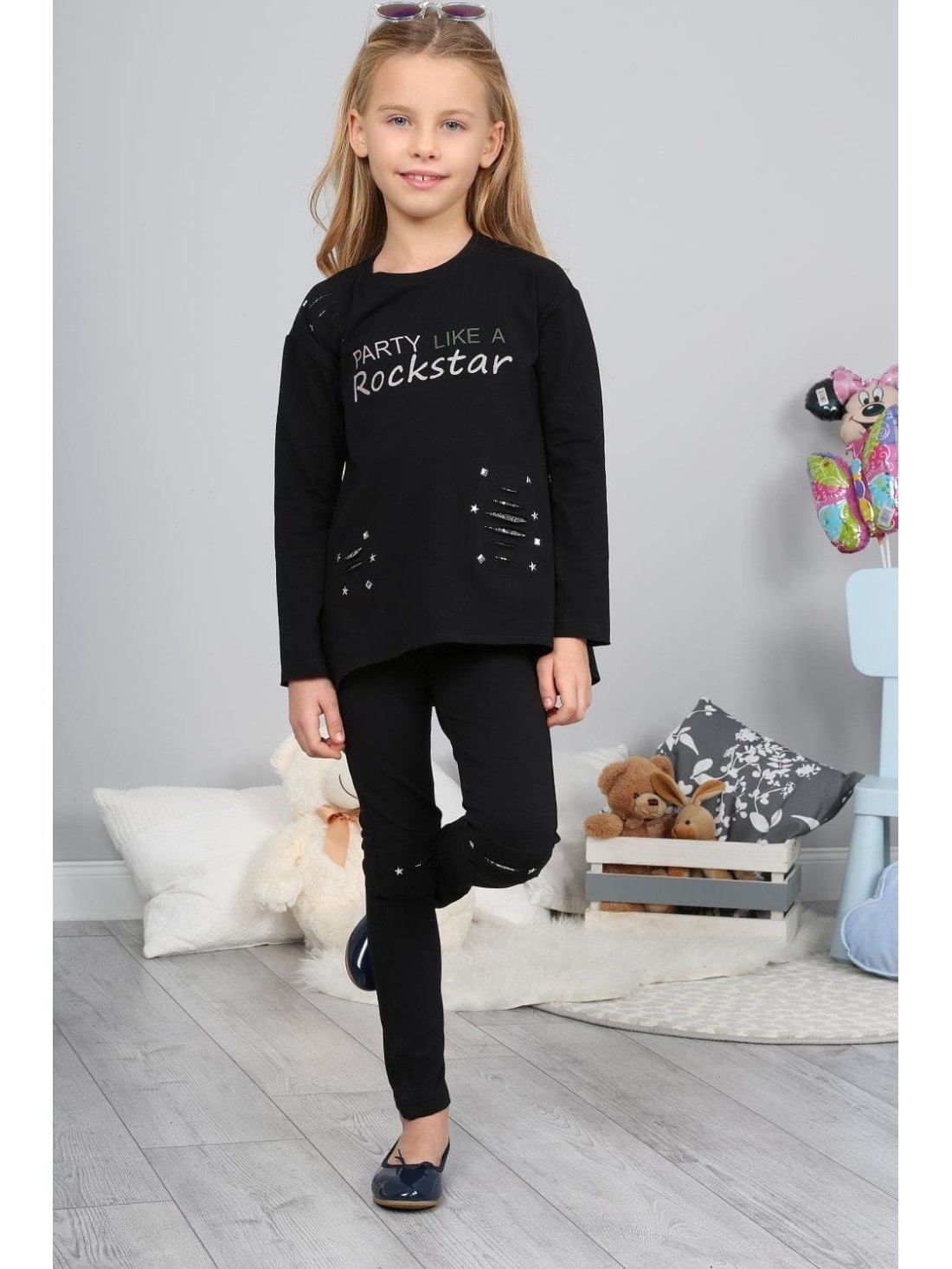 Schwarzes Kinderset NDZ8133 – Online-Shop – Boutique